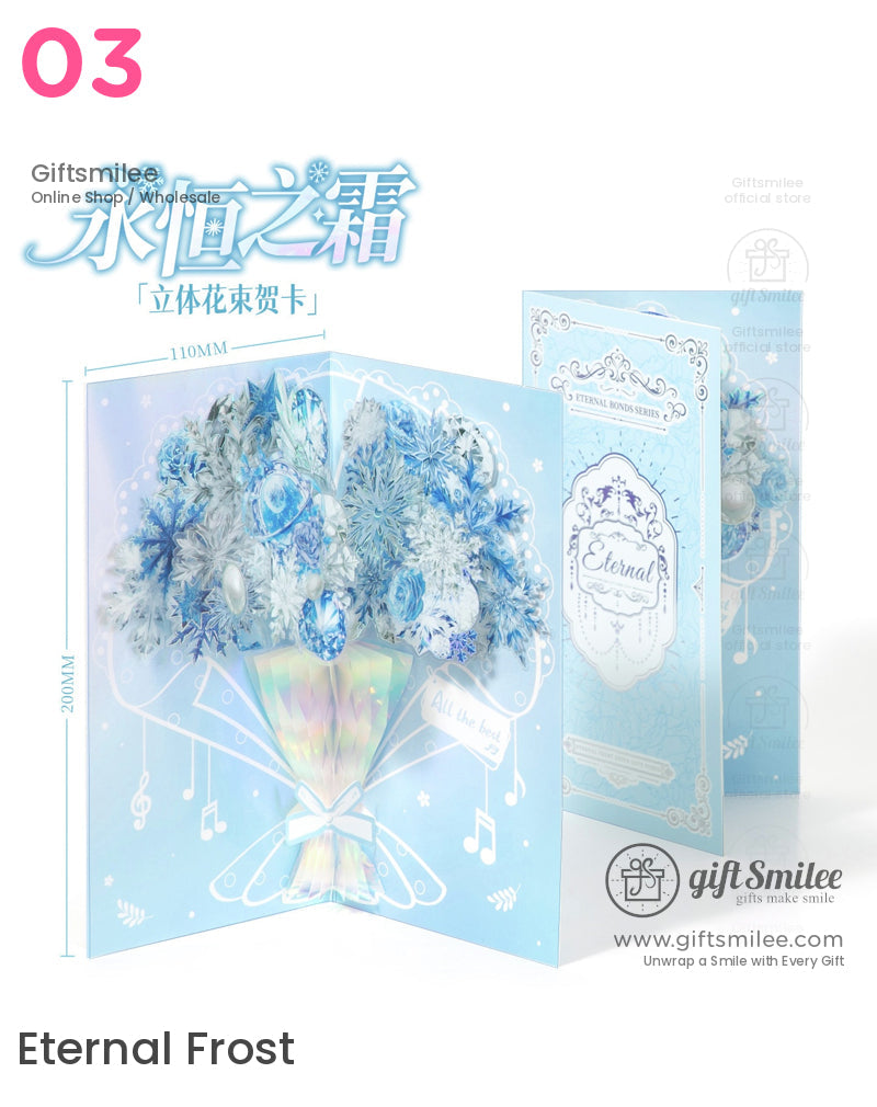 3D Bouquet Greeting Cards | KS-CC-270