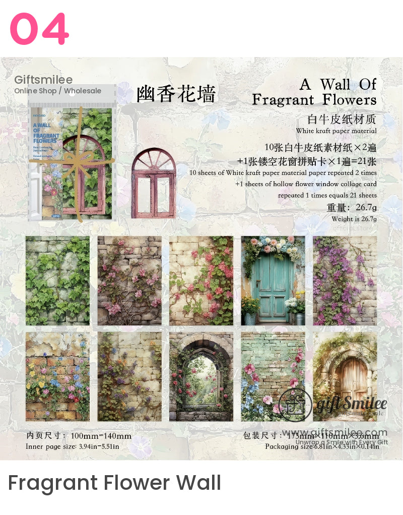 Natural Landscape Books Collage Kit | art scraps