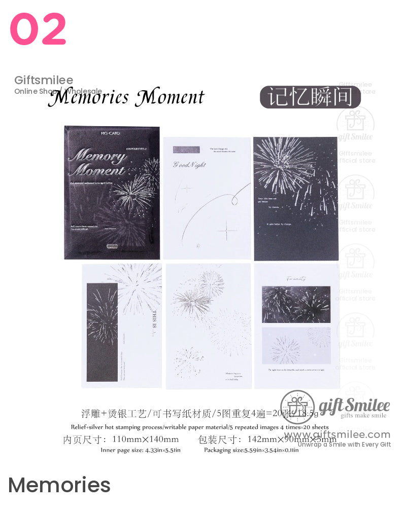 Silver Foil Celestial And Nature-Inspired Notes | lovers