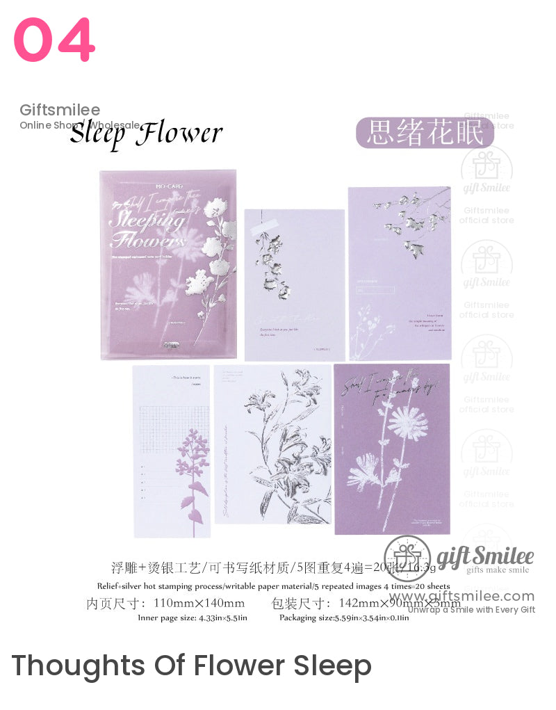 Silver Foil Celestial And Nature-Inspired Notes | lovers