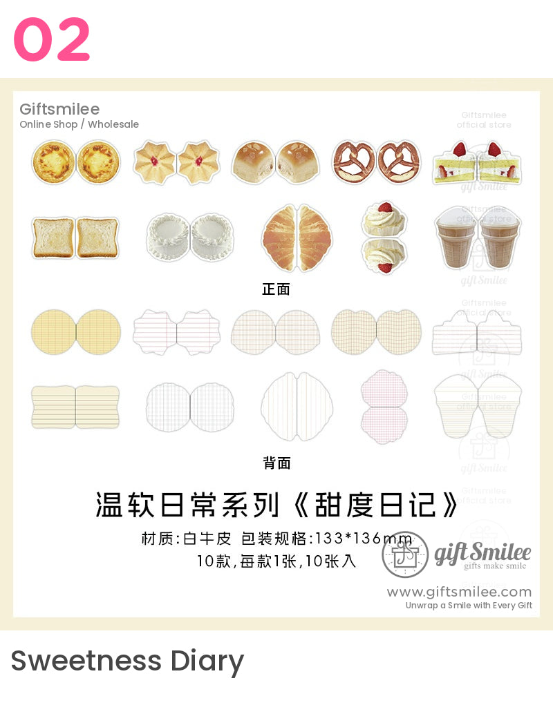 Food Floral-Themed Notes | KS-CK-1159