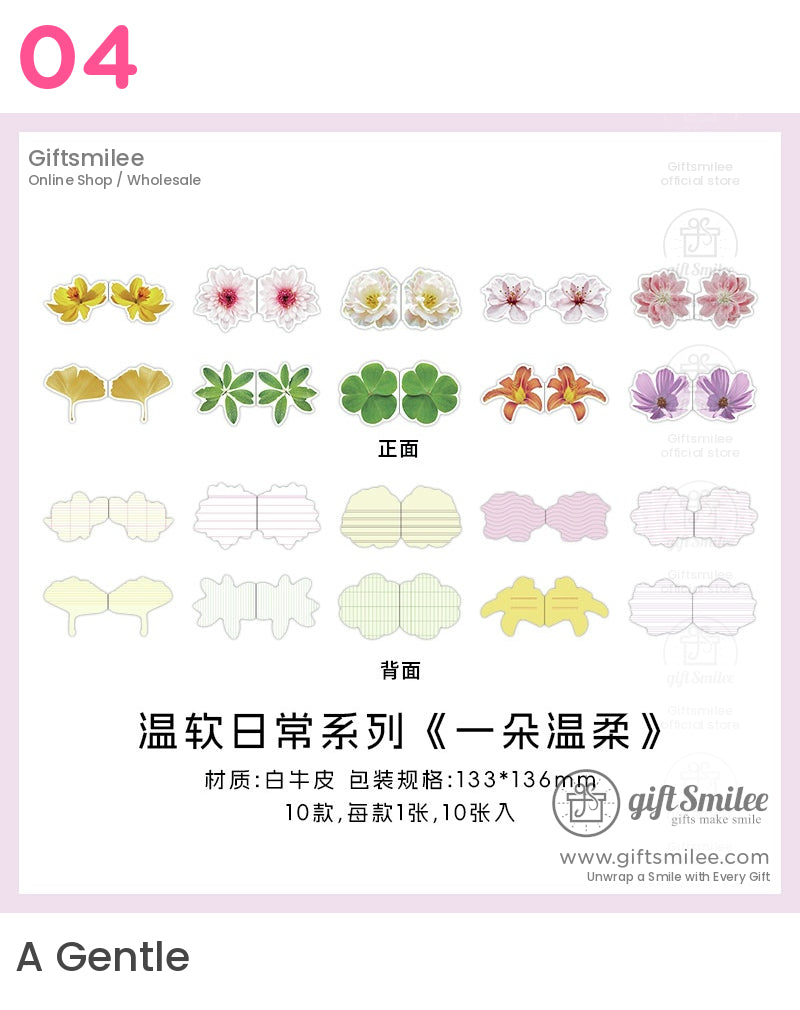 Food Floral-Themed Notes | KS-CK-1159