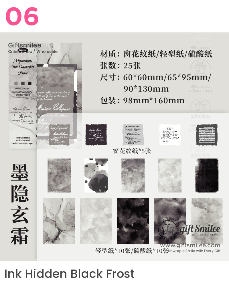 Aesthetic Watercolor Collage Kit | KS-CK-1164