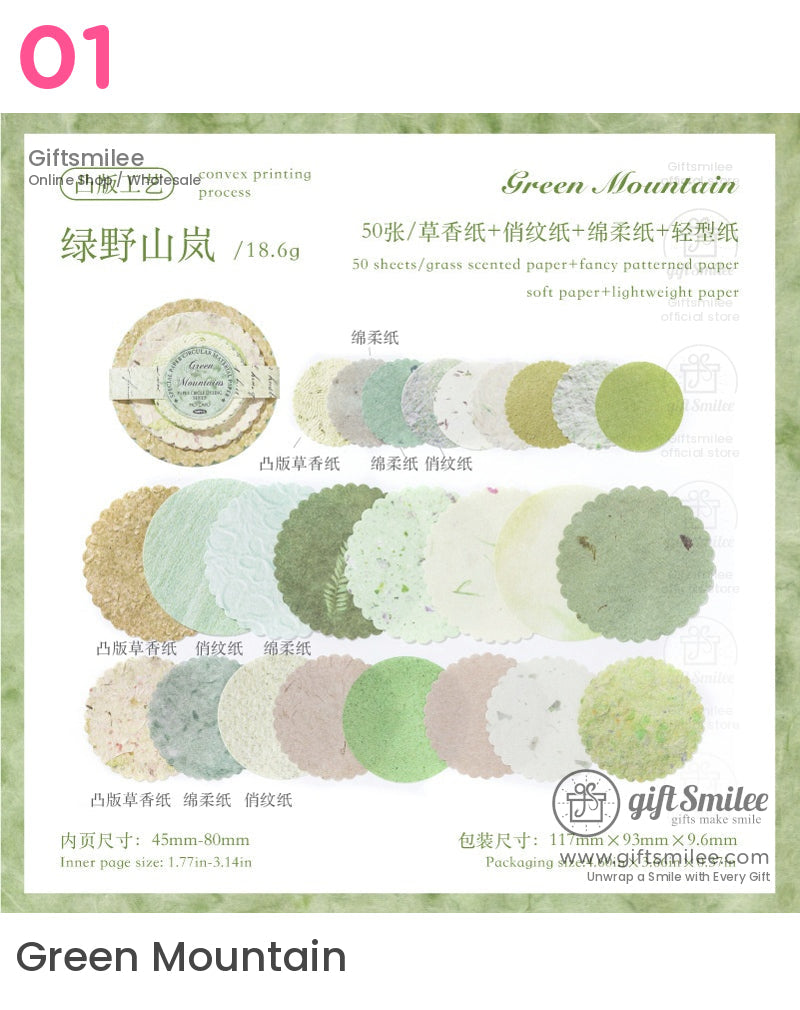 Vintage-Style Scalloped Collage Kit | KS-CK-1170