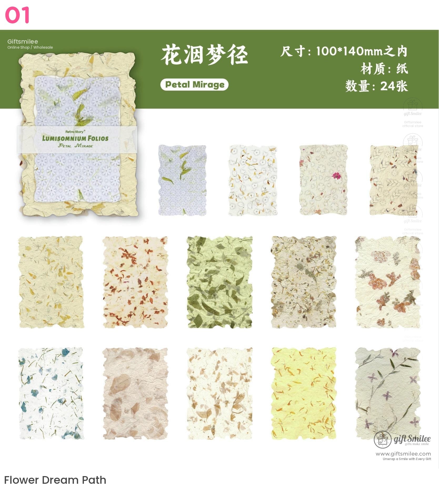 Retro Story Lumisomnium Folios Embossed Collage Kit | KS-CK-1171