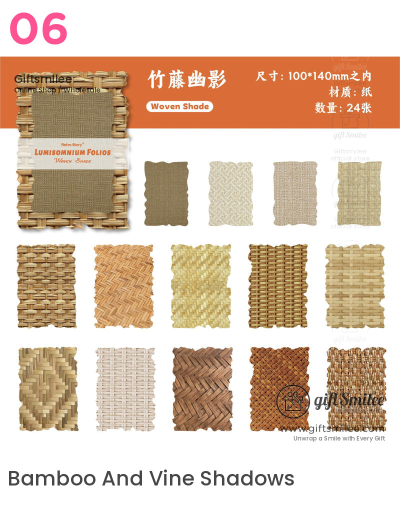 Retro Story Lumisomnium Folios Embossed Collage Kit | KS-CK-1171