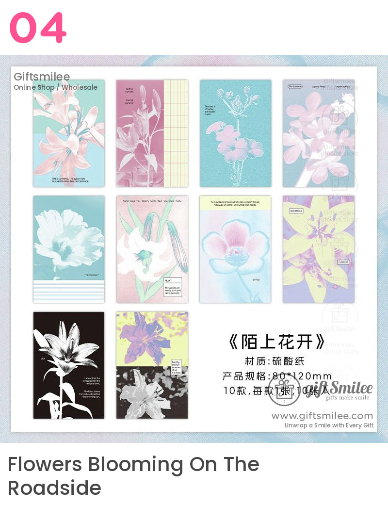 Celestial Floral Transparent Material Pack | KS-CK-1174
