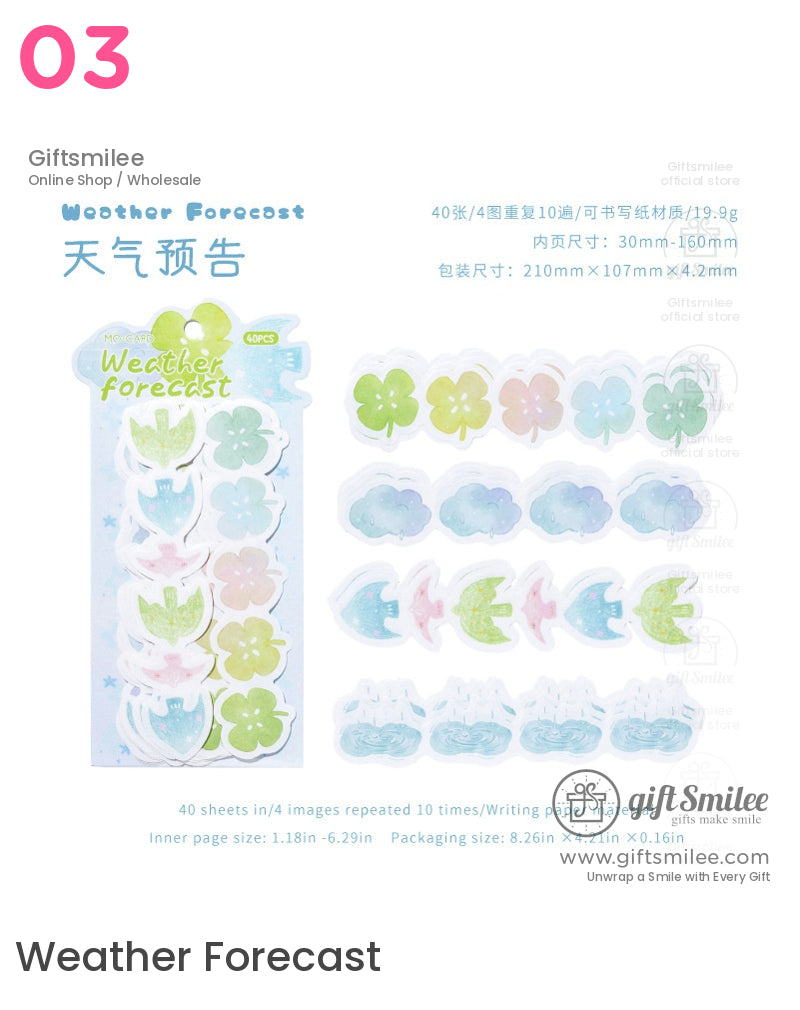 Kawaii Animal Nature Sticky Notes | KS-CK-1177