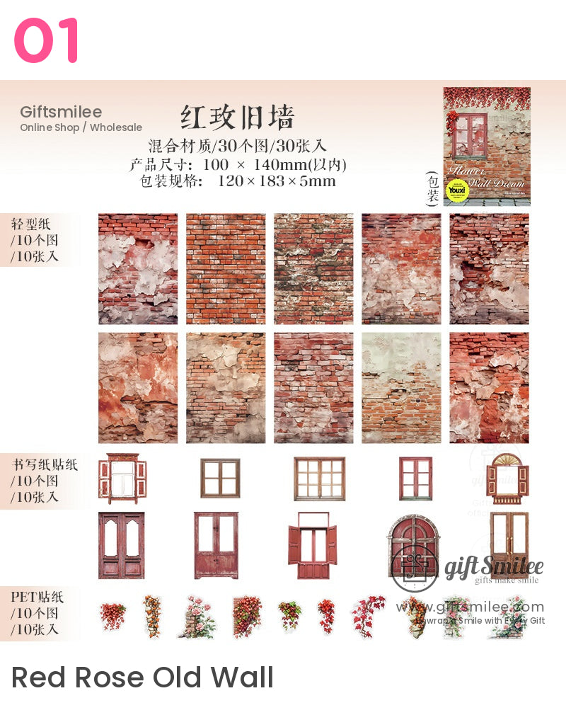 3D Diy Miniature Rustic Dollhouse Material Pack | KS-CK-1179