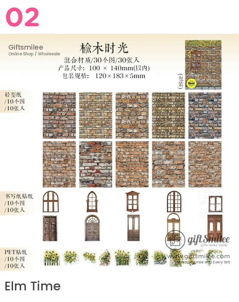 3D Diy Miniature Rustic Dollhouse Material Pack | KS-CK-1179
