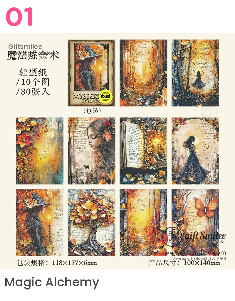 Mysterious Explorer Collage Kit | KS-CK-1181