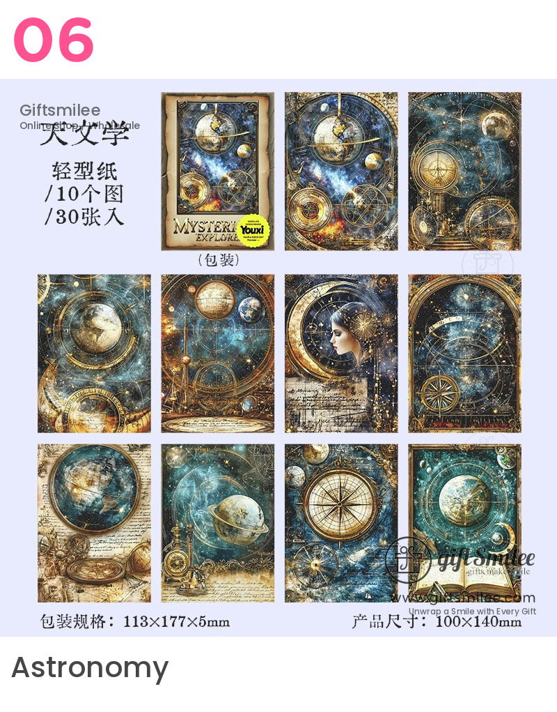 Mysterious Explorer Collage Kit | KS-CK-1181