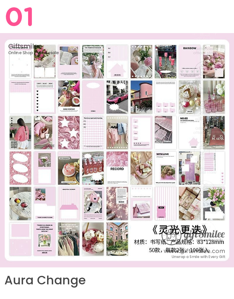 Ins Style Photo Collage Journaling Material Book | KS-CK-1185