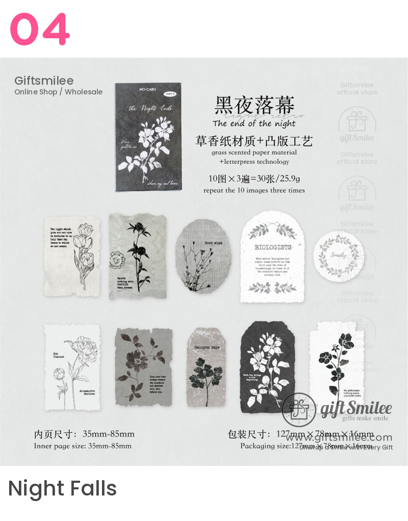 Letterpress Embossed Botanical Sticky Notes | KS-CK-1186