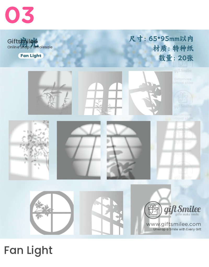 Ink Projection Monochrome Retro Memo Pad | KS-CK-1188