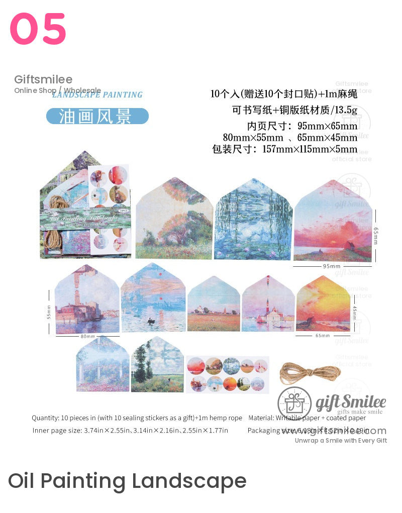 Mailing Time Envelope Set | wall card