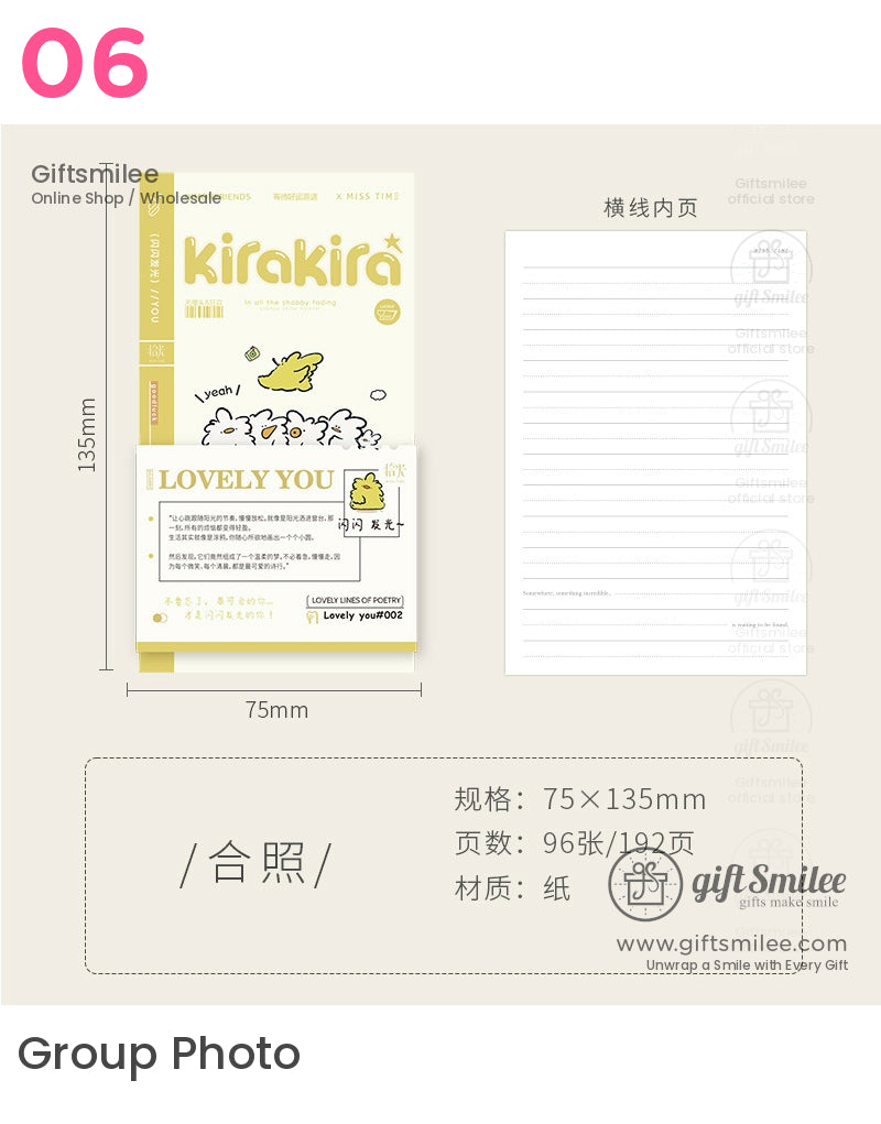 Kawaii Kirakira Lovely You Hardcover | KS-NB-421
