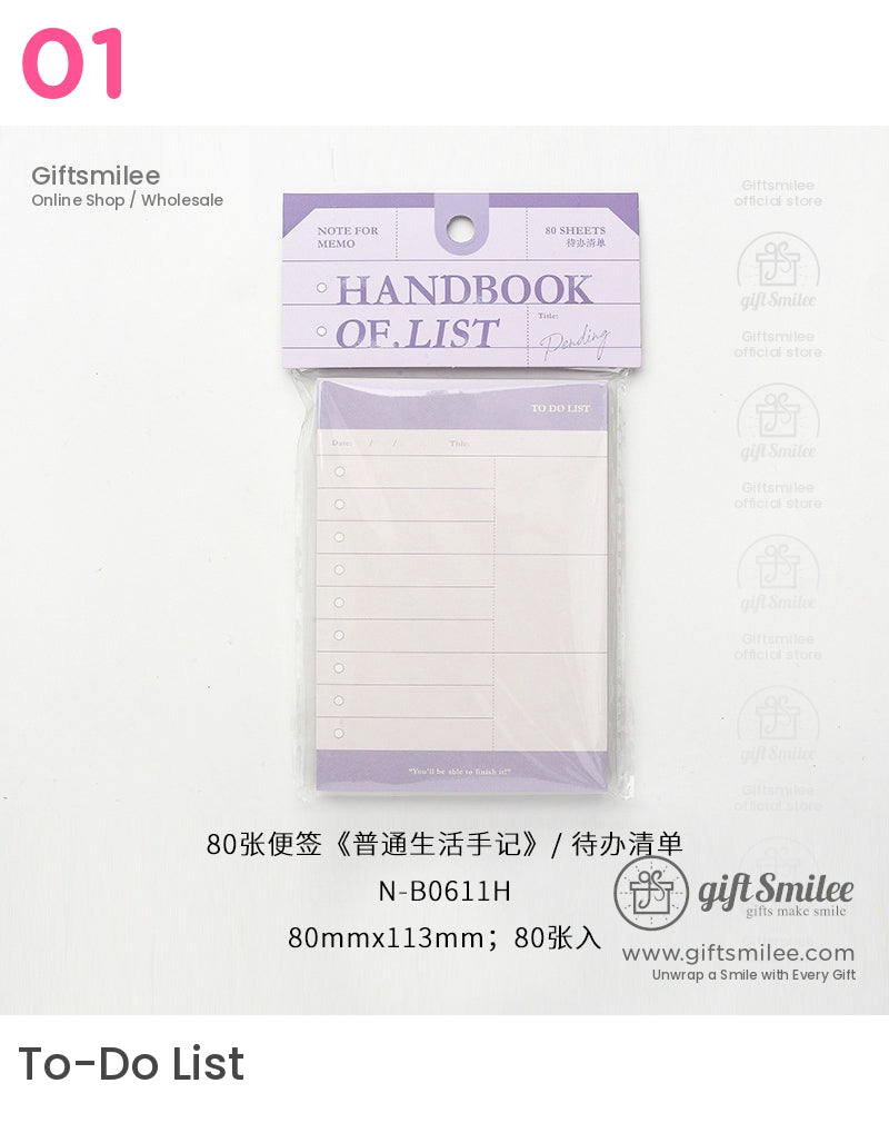 Minimalist Daily Planner Notepads | KS-NP-425