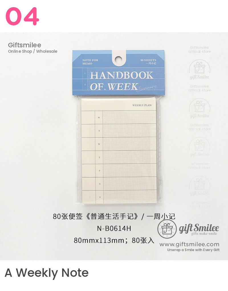 Minimalist Daily Planner Notepads | KS-NP-425