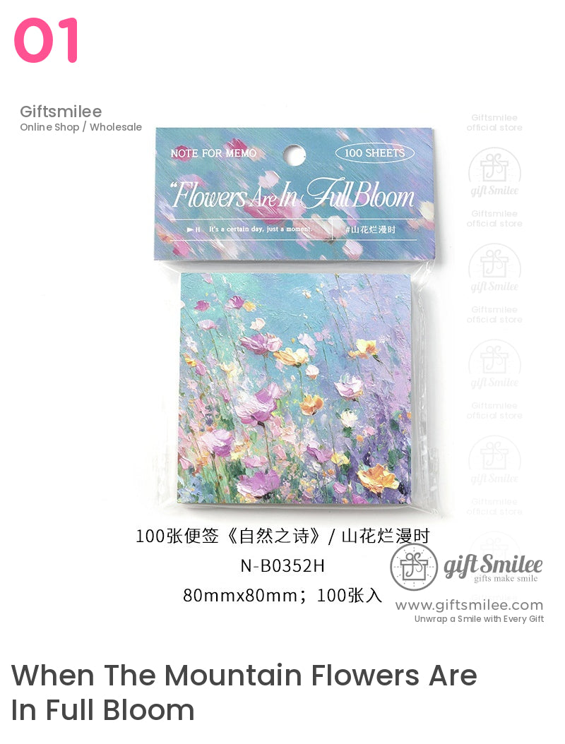 Nature-Inspired Scenic Notepads | KS-NP-426