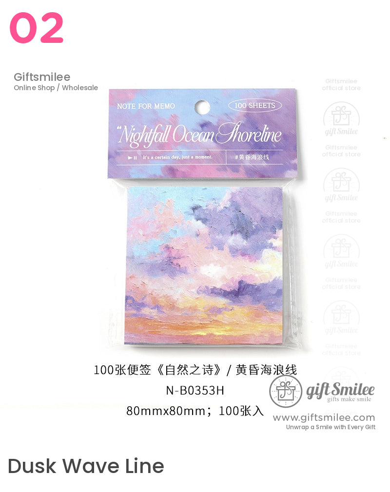 Nature-Inspired Scenic Notepads | KS-NP-426