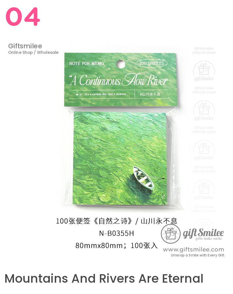 Nature-Inspired Scenic Notepads | KS-NP-426
