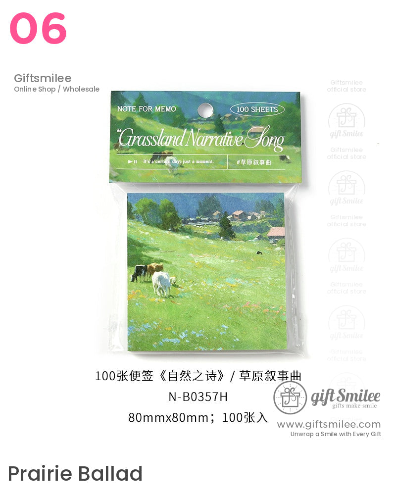 Nature-Inspired Scenic Notepads | KS-NP-426