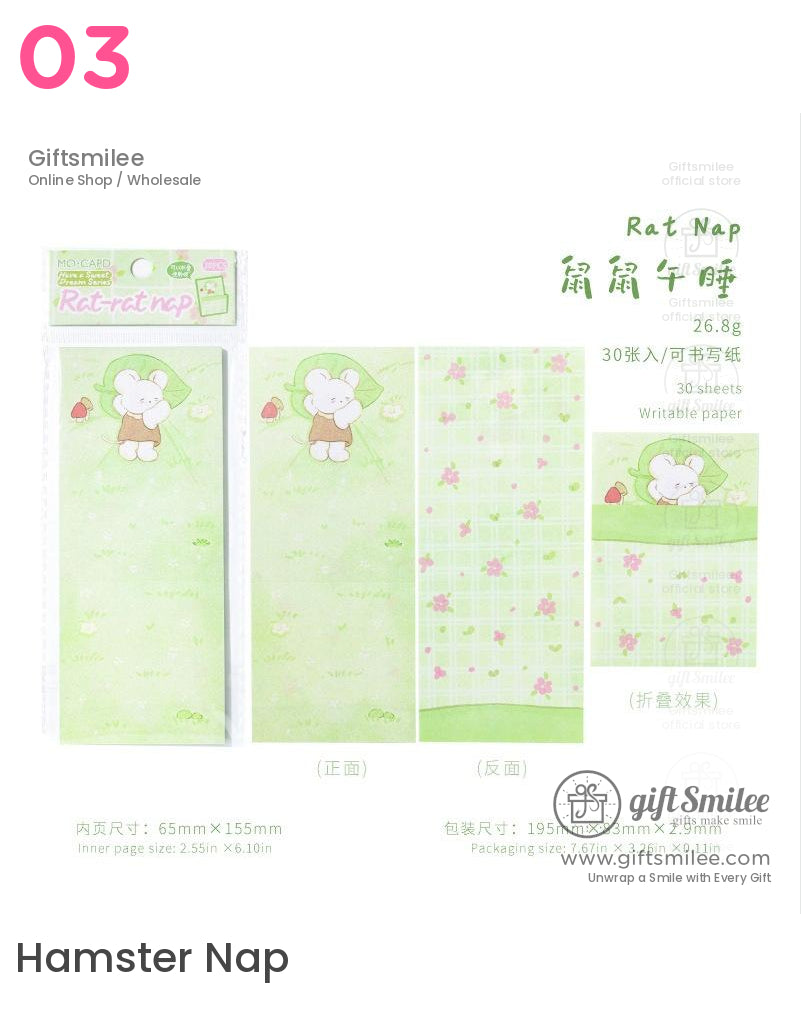 Cute Illustration Foldable Memo Pad | KS-NP-428