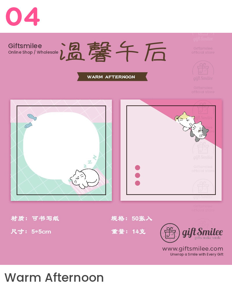 Casual Cat Notepads | KS-NP-429
