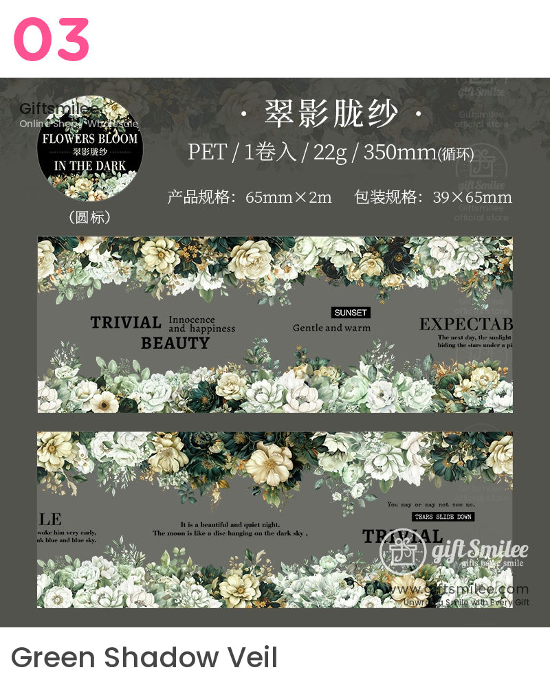 Vintage Floral Washi Tape Set – Perfect For Journaling, Scrapbooking, And Diy Crafts Pet Tape | scrapbook decals