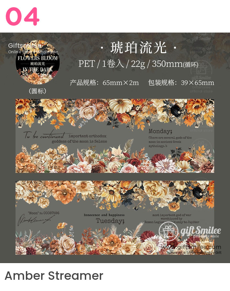 Vintage Floral Washi Tape Set – Perfect For Journaling, Scrapbooking, And Diy Crafts Pet Tape | scrapbook decals