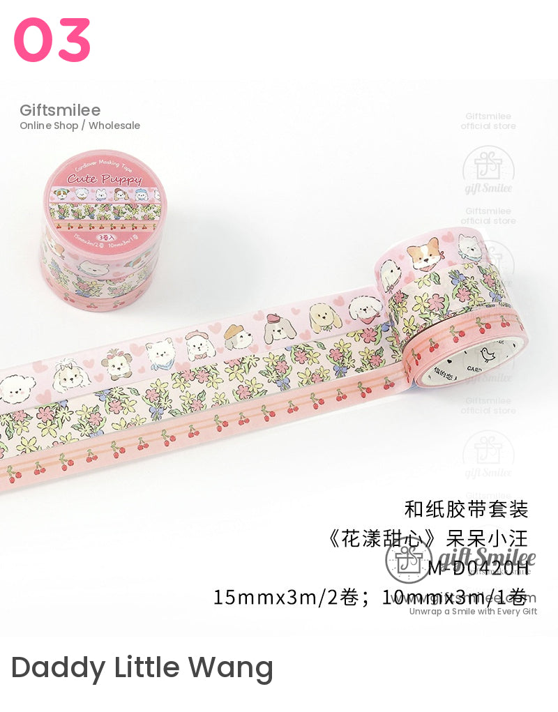 Kawaii Animal Decorative Washi Tape Set Washi Tape | notetaking