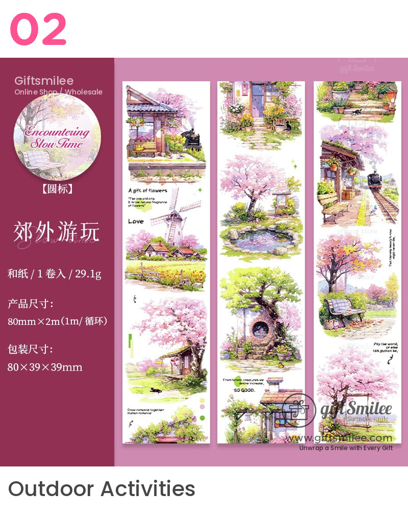 Vintage Cottagecore Floral Roll Tapes | index making
