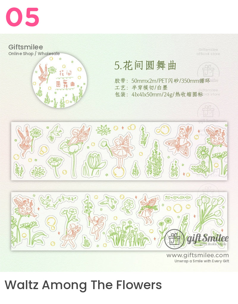 Kawaii Pastel Deco Die-Cutting Tape | KS-RT-1621