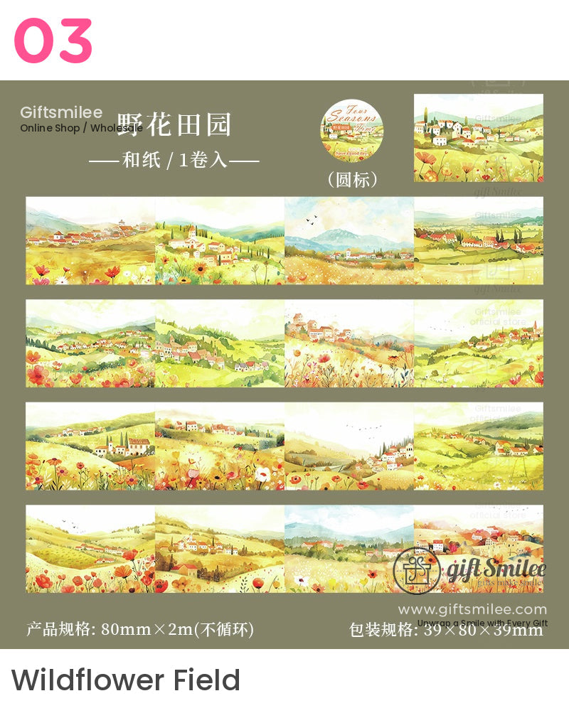 Four Seasons Countryside Roll Tapes | KS-RT-1624