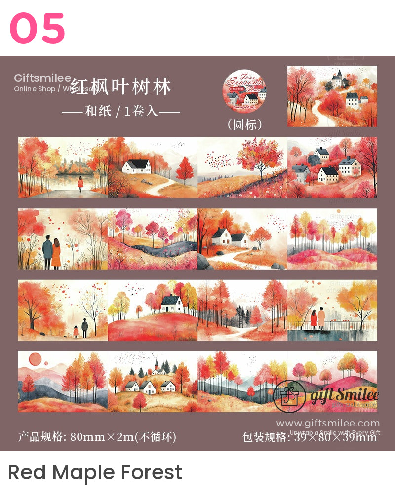 Four Seasons Countryside Roll Tapes | KS-RT-1624