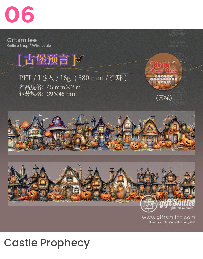 Gothic Halloween Roll Tapes | KS-RT-1630