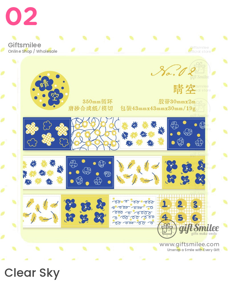 Floral Patterned Die-Cutting Tape | KS-RT-1631