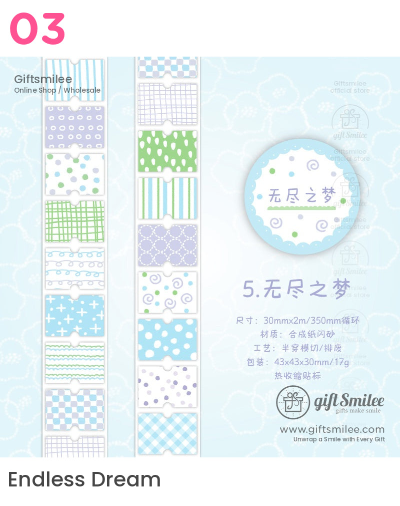 Decorative Vibrant Roll Tapes | KS-RT-1632