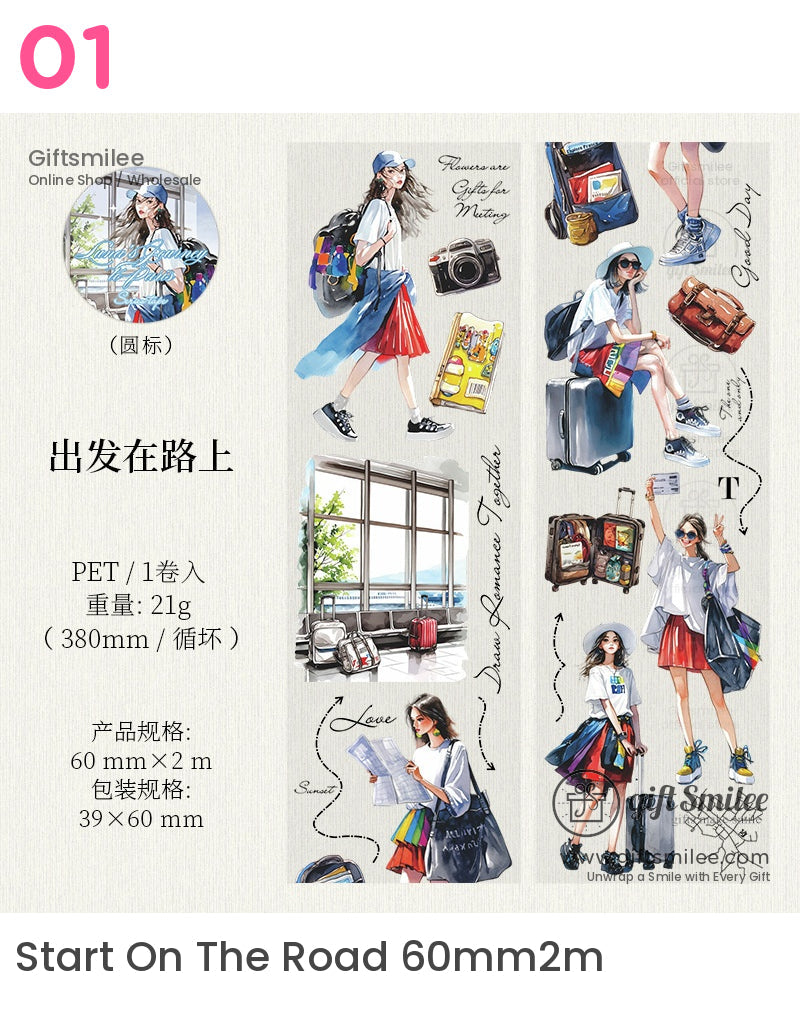 Parisian Chic Girl Pet Tape | KS-RT-1645