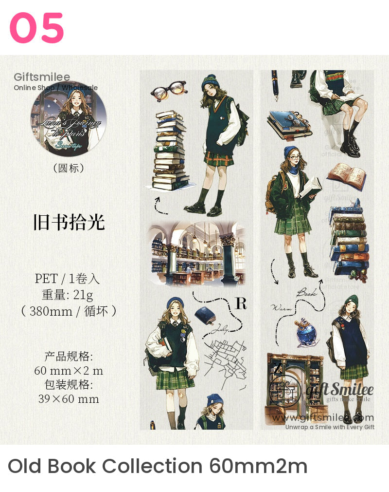 Parisian Chic Girl Pet Tape | KS-RT-1645