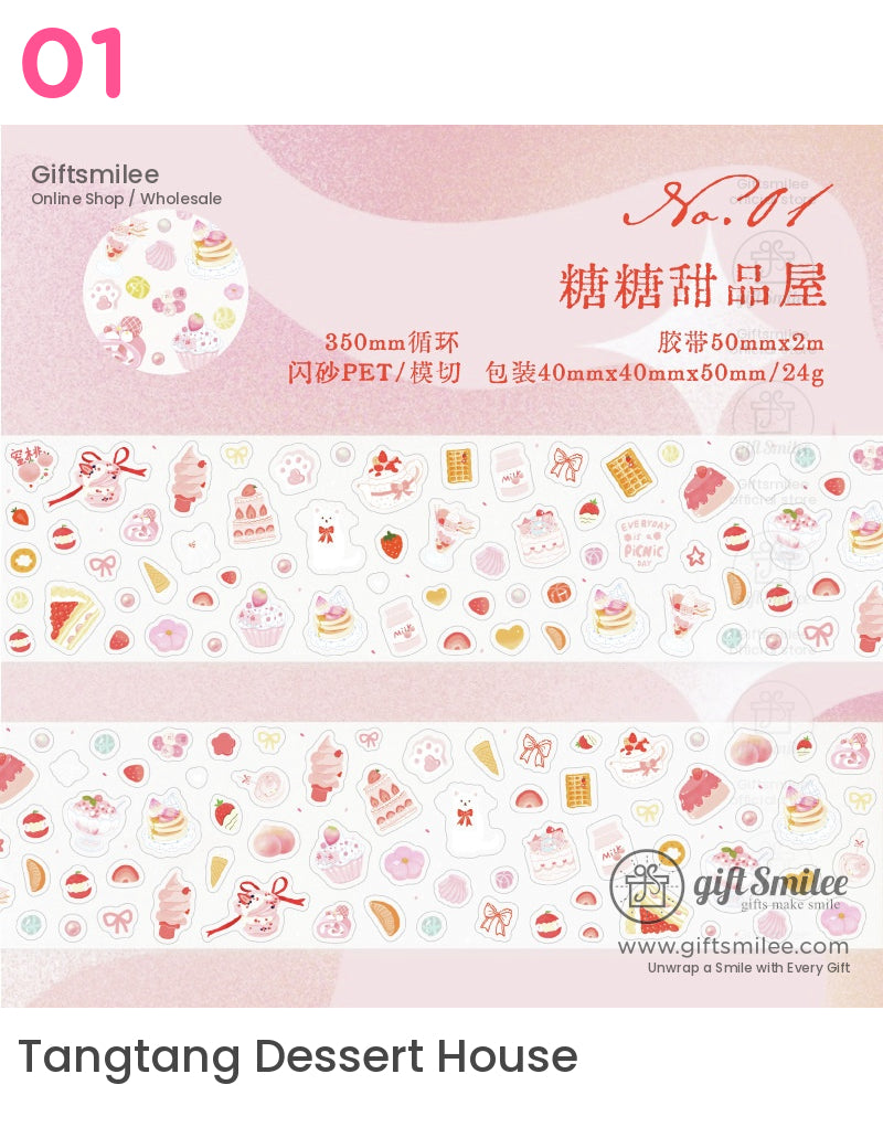 Kawaii Food Die-Cut Tape | KS-RT-1650