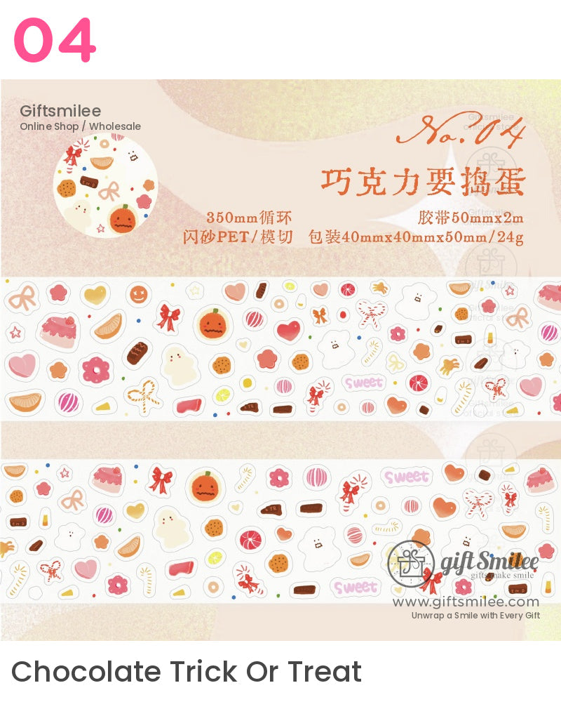 Kawaii Food Die-Cut Tape | KS-RT-1650