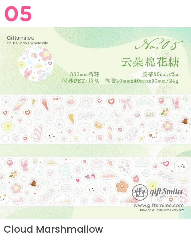 Kawaii Food Die-Cut Tape | KS-RT-1650