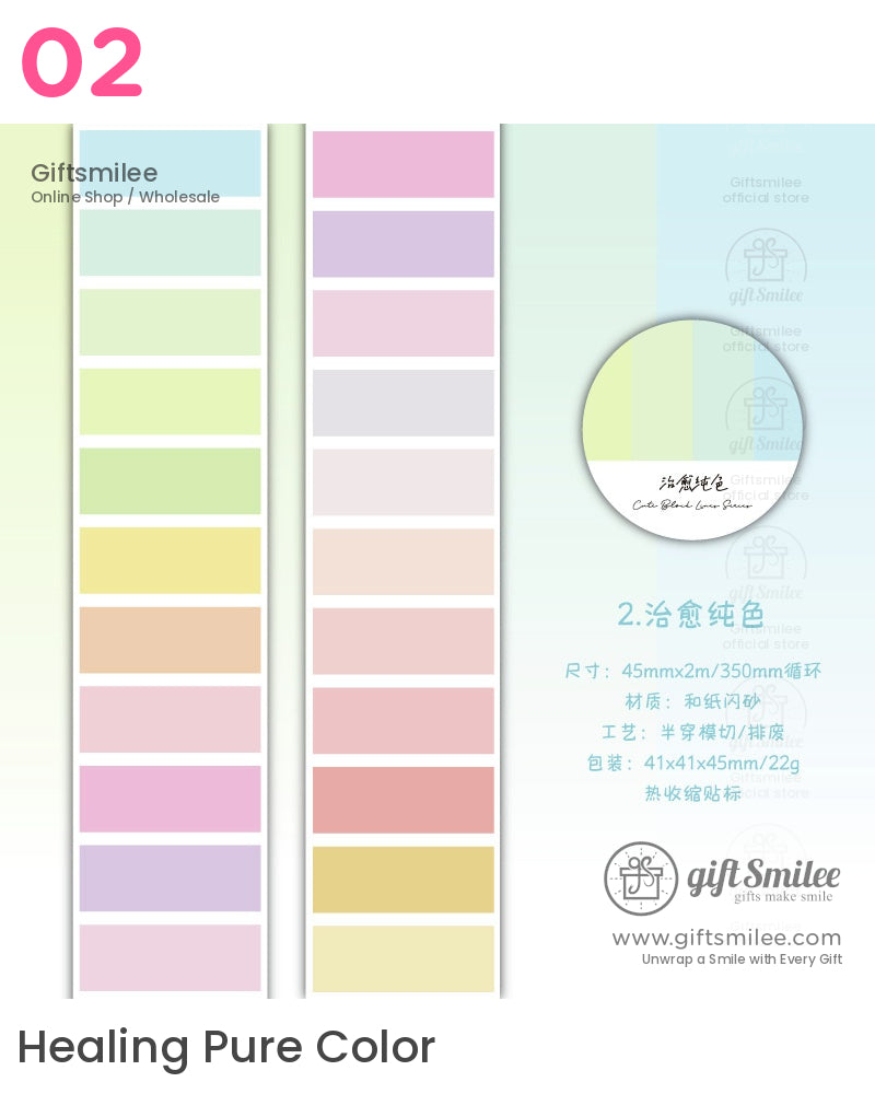 Pastel Decorative Die-Cut Tape | KS-RT-1653
