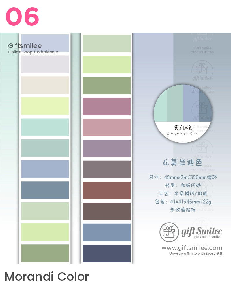 Pastel Decorative Die-Cut Tape | KS-RT-1653