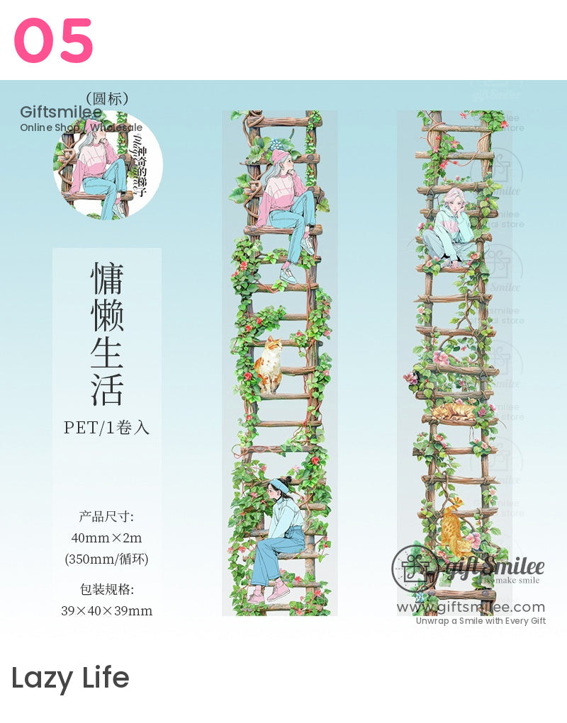 Ladder Floral Pet Tape | KS-RT-1657