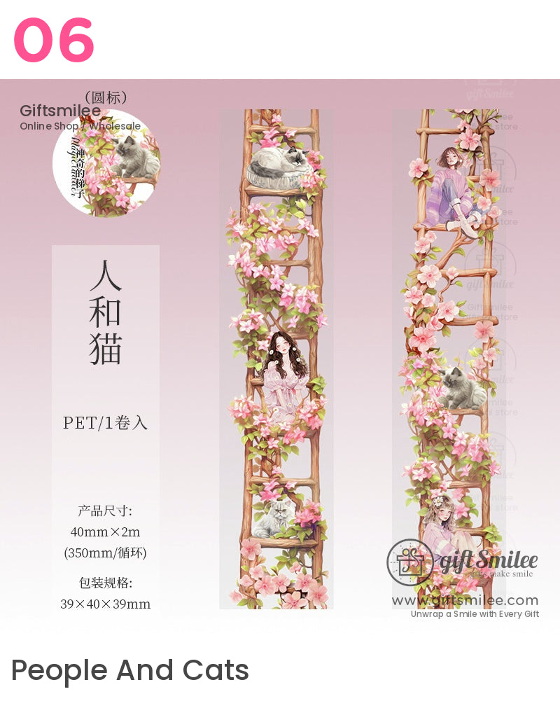 Ladder Floral Pet Tape | KS-RT-1657