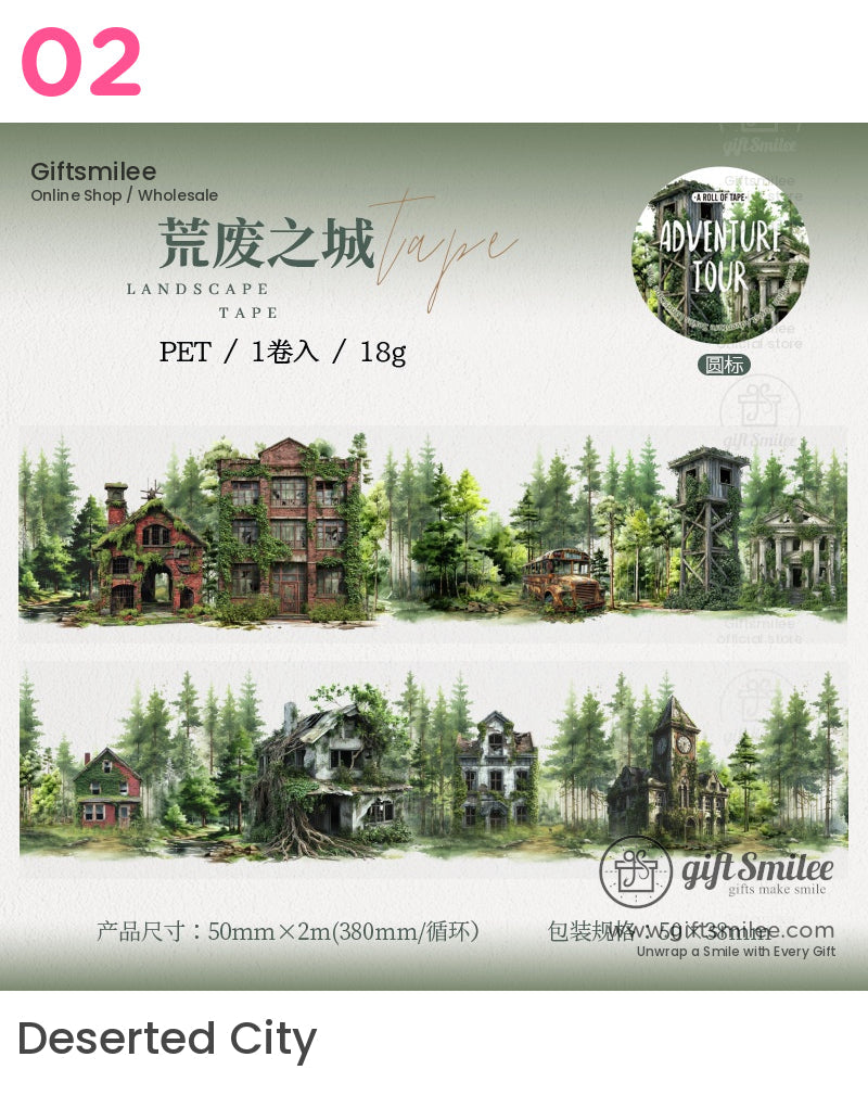 Nature-Inspired Forest Roll Tapes | KS-RT-1660