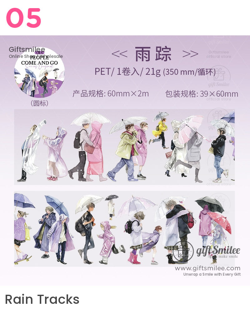 Street Life Transparent Tape Pet Tape | KS-RT-1665